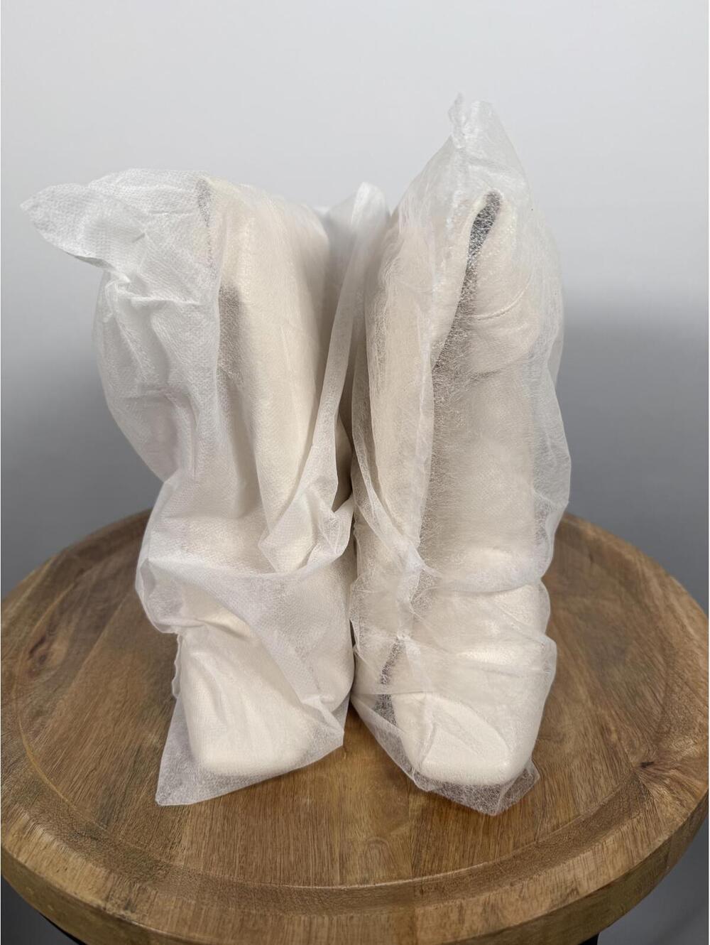 NWT Lulus Lorlia Almond Square Toe Knee High Boots Almond Size 5 - Picture 10 of 10